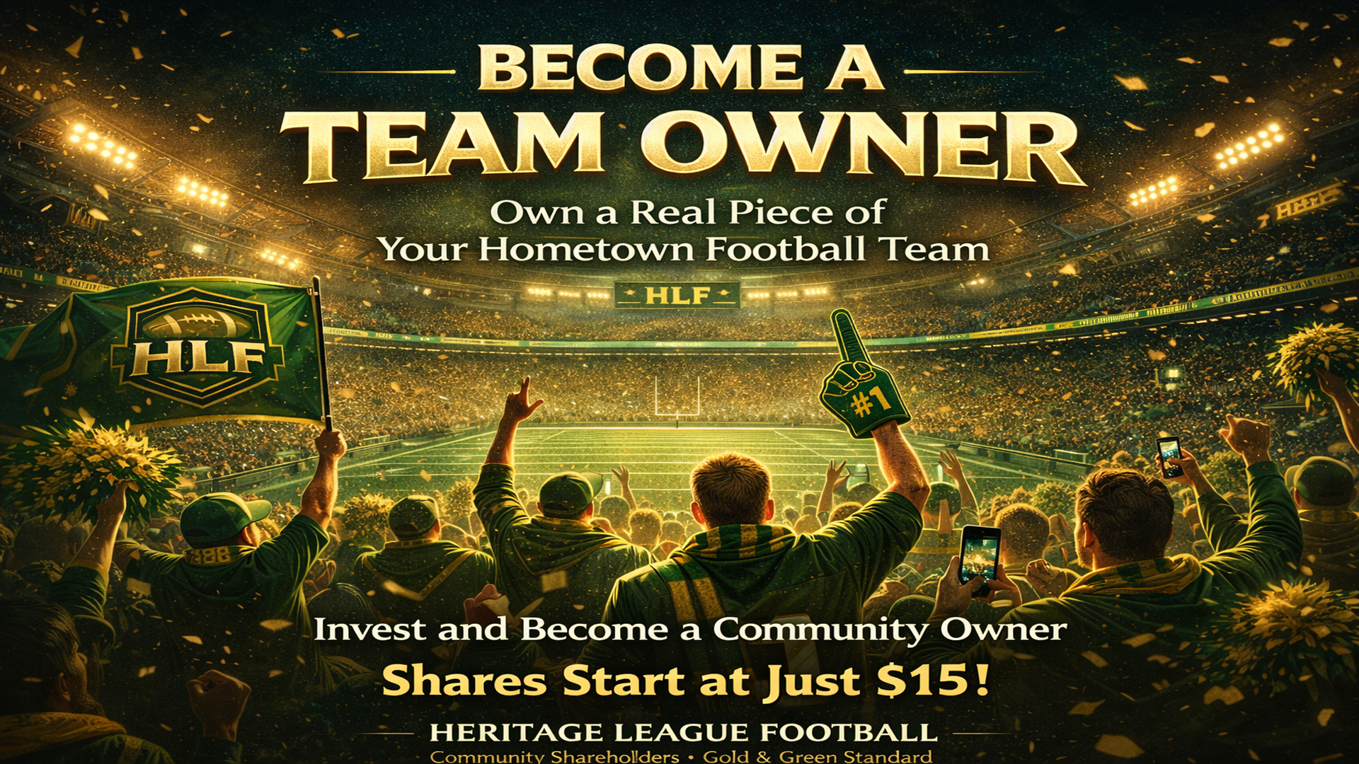 Be a Team Owner — Heritage League Football